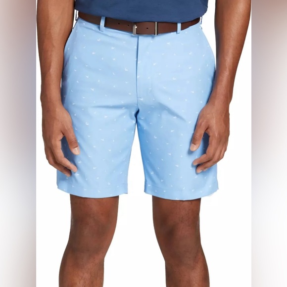 Men’s Golf Shorts Walter Hagen Perfect 11 Short Birdie Daybreak Blue•Sz 34 - Picture 1 of 6